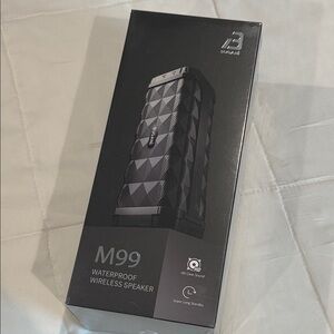 M99 Black Waterproof Wireless Speaker. New in original sealed package.